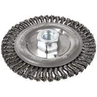 Stringer Bead Brush, 6" Dia., 0.022" Fill, 5/8"-11 Arbor, Steel Chandler Sales
