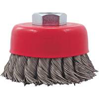 CK3201T Knotted Twist Wire Cup Brush, 3" Dia. x 5/8"-11 Arbor Chandler Sales