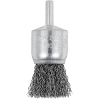 Shaft Mounted Crimped End Brush, 1", 0.012" Fill, 1/4" Shank Chandler Sales