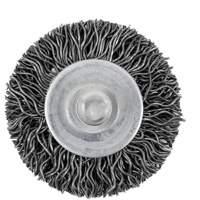 126 Shaft Mounted Crimped Radial Brush, 1-1/2", 0.02" Fill, 1/4" Shank Chandler Sales