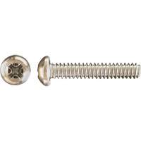 Pan Phillips HD Machine Screws, #8 x 3" L, Zinc Plated Chandler Sales