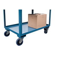 Chariots de service &agrave; bordure profonde, 2 Tiers, 24" la x 47" h x 36" p, Capacit&eacute; 1200 lb Chandler Sales