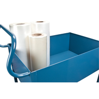 Chariots de service &agrave; bordure profonde, 2 Tiers, 24" la x 47" h x 36" p, Capacit&eacute; 1200 lb Chandler Sales