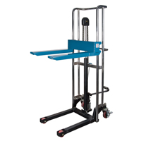 Hydraulic Platform Lift Stacker, Foot Pump Operated, 880 lbs. Capacity, 60" Max Lift Chandler Sales