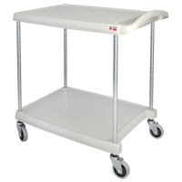 myCart Utility Cart, 2 Tiers, 20" x 35-1/2" x 30", 300 lbs. Capacity Chandler Sales