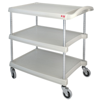 myCart Utility Cart, 3 Tiers, 20" x 35-1/2" x 30", 400 lbs. Capacity Chandler Sales