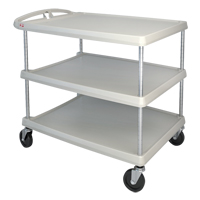 myCart Utility Cart, 3 Tiers, 26" x 36-7/8" x 36", 500 lbs. Capacity Chandler Sales