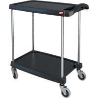 myCart Utility Cart, 2 Tiers, 16" x 35-1/2" x 27", 300 lbs. Capacity Chandler Sales