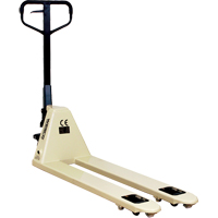 Narrow Aisle Pallet Trucks, Steel, 48" L x 18" W, 5500 lbs. Capacity Chandler Sales