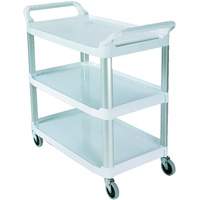 Chariot avec tablette et parois ouvrantes, 3 tiers, 40" x 37" x 20", Capacit&eacute; 300 lb Chandler Sales