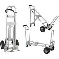 Three-Position Spartan III Convertible Hand Truck, Aluminum, 750 lbs. Capacity Chandler Sales