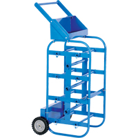 Chariot portatif pour mat&eacute;riaux bobin&eacute;s, Acier, 11 Montants, 19-1/2" la x 43-1/4" h x 17-1/2" p, Capacit&eacute; de 150 lb Chandler Sales