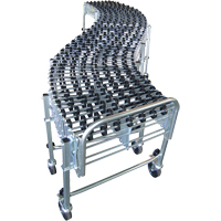 Expandable/Flexible Conveyors, 30" W x 23' 2" L, 226 lbs. per lin. ft. Capacity Chandler Sales