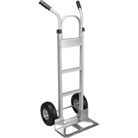 Knocked Down Hand Truck, Dual Handle, Aluminum, 50-5/8" Height, 500 lbs. Capacity Chandler Sales