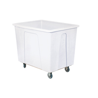 Box Truck, White Polyethylene, 46" L x 34" W x 40" H, 25 cu. Ft. Volume, 600 lbs. Capacity Chandler Sales