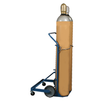 Professional Double Gas Cylinder Truck CC-2, Mold-on Rubber Wheels, 16-7/8" W x 7-1/4" L Base, 500 lbs. Chandler Sales