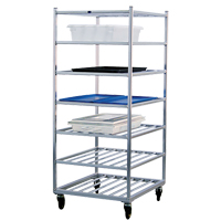 Chariot &agrave; tablettes, 7 Tiers, 28-1/2" la x 69" h x 32" p, Capacit&eacute; 525 lb Chandler Sales