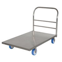 Platform Truck, 48" L x 30" W, 2000 lbs. Capacity, Polyurethane Casters Chandler Sales