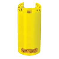 Polyethylene Rack Guard, 5" W x 6" L x 8" H, Yellow Chandler Sales