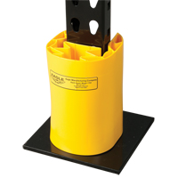 Polyethylene Rack Guard, 5" W x 6" L x 8" H, Yellow Chandler Sales