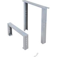 Pattes d'&eacute;tabli pour service industriel, Acier, 24" p x 34" h, Simple Chandler Sales