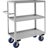 Industrial Grade Shelf Cart, 3 Tiers, 18-1/8" W x 47" H x 42" D, 1200 lbs. Capacity Chandler Sales