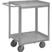 Industrial Grade Shelf Cart, 2 Tiers, 24-1/8" W x 35" H x 42" D, 1200 lbs. Capacity Chandler Sales