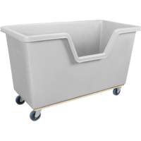 Chariot-caisse &agrave; c&ocirc;t&eacute; ouvert, Poly&eacute;thyl&egrave;ne, 63" lo x 34-1/4'' la x 38-1/2" h, Volume 24 pi³, Capacit&eacute; 1200 lb Chandler Sales