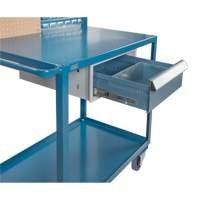 Mobile Service Cart, 2 Tiers, 24" W x 57" H x 40" D, 1200 lbs. Capacity Chandler Sales