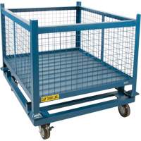 Dolly for Stacking Container, 48.5" W x 40-1/2" D x 10" H, 3000 lbs. Capacity Chandler Sales