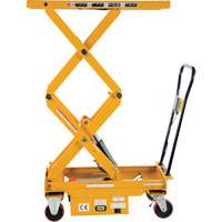 DC Powered Hydraulic Scissor Lift Elevating Cart, Steel, 39-3/4" L x 20-1/2" W, 1000 lbs. Capacity Chandler Sales