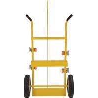 Welding Cylinder Torch Cart, Foam-Filled Wheels, 23-13/16" W x 22-13/16" L Base, 500 lbs. Chandler Sales
