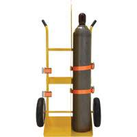 Welding Cylinder Torch Cart, Foam-Filled Wheels, 23-13/16" W x 22-13/16" L Base, 500 lbs. Chandler Sales