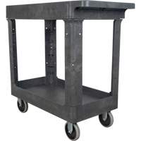 Utility Service Cart, 2 Tiers, 16-1/2" x 32-1/2" x 34-1/2", 550 lbs. Capacity Chandler Sales