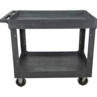Utility Service Cart, 2 Tiers, 24-5/8" x 32-1/2" x 40", 550 lbs. Capacity Chandler Sales
