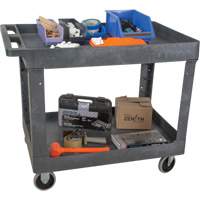 Utility Service Cart, 2 Tiers, 24-5/8" x 32-1/2" x 40", 550 lbs. Capacity Chandler Sales