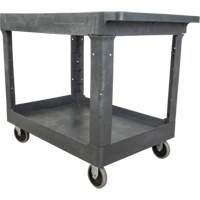 Utility Service Cart, 2 Tiers, 24-5/8" x 32-1/2" x 40", 550 lbs. Capacity Chandler Sales