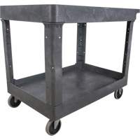 Utility Service Cart, 2 Tiers, 24-5/8" x 32-1/2" x 40", 550 lbs. Capacity Chandler Sales