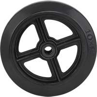 Mold-On Rubber Wheel, 10" (254 mm) Dia. x 2" (50.8 mm) W, 948 lbs. (430 kg) Capacity Chandler Sales