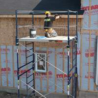 Tour d'&eacute;chafaudage compl&egrave;te avec roulettes, 69-1/2" p x 178" h Chandler Sales