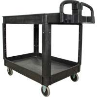Utility Cart, 2 Tiers, 25-5/8" x 33-1/2" x 43-3/4", 550 lbs. Capacity Chandler Sales