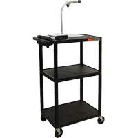 Chariot utilitaire &eacute;lectrique, 3 tiers, 24" x 42" x 18", Capacit&eacute; 300 lb Chandler Sales