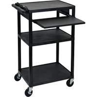 Chariot utilitaire &eacute;lectrique, 3 tiers, 24" x 42" x 18", Capacit&eacute; 300 lb Chandler Sales