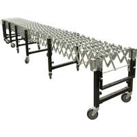 Expandable Conveyor, 18" W x 12' L, 200 lbs. per lin. ft. Capacity Chandler Sales
