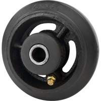 Mold-On Rubber Wheel, 4" (102 mm) Dia. x 1-1/2" (38 mm) W, 350 lbs. (158 kg.) Capacity Chandler Sales
