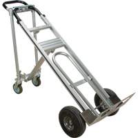 3-in-1 Convertible Hand Truck, Aluminum, 600 lbs. Capacity Chandler Sales