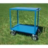 Outdoor Shelf Cart, 2 Tiers, 18" W x 39" H x 33" D, 1200 lbs. Capacity Chandler Sales
