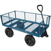 Wagon avec c&ocirc;t&eacute;s rabattables, 24" la x 48" la x Capacit&eacute; 800 lb Chandler Sales