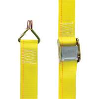 Ratchet Strap, Cam Buckle, 2" W x 12' L, 500 lbs. (227 kg) WLL Chandler Sales