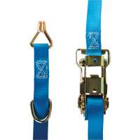 Ratchet Strap, J-Hook, 1" W x 16' L, 835 lbs. (379 kg) WLL Chandler Sales